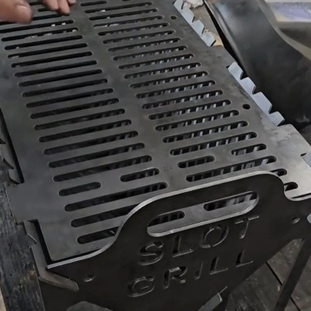 Carbon Steel Easy Storage Collapble BBQ Grill Stainless Steel Portable Barbecue For Outdoor Fun 40*22*10 cm