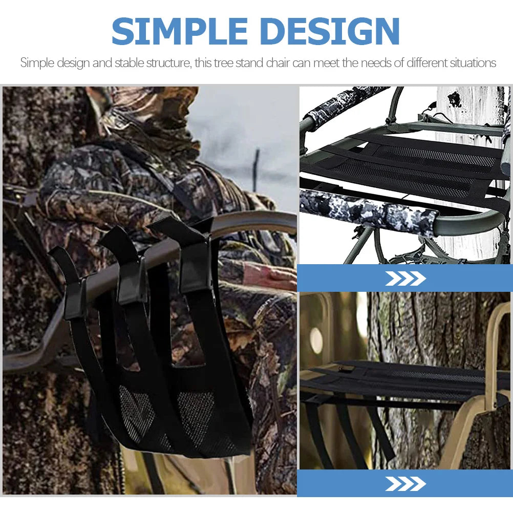 Adjustable Tree Stand Chair Breathable Foldable Durable Outdoor Hunting Climbing Chair Replacement Tree Stand Outdoor Supply