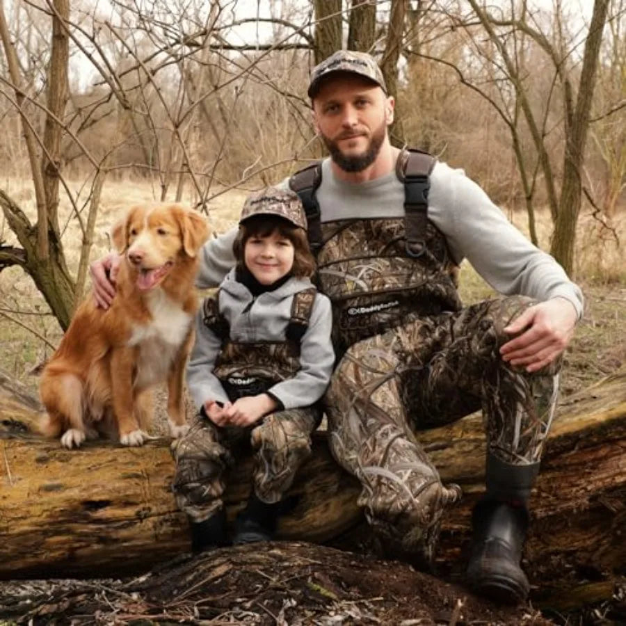 Neoprene Chest Waders for and Adults BootFoot Fishing Hunting with Camouflage Caps and Wader Hanger