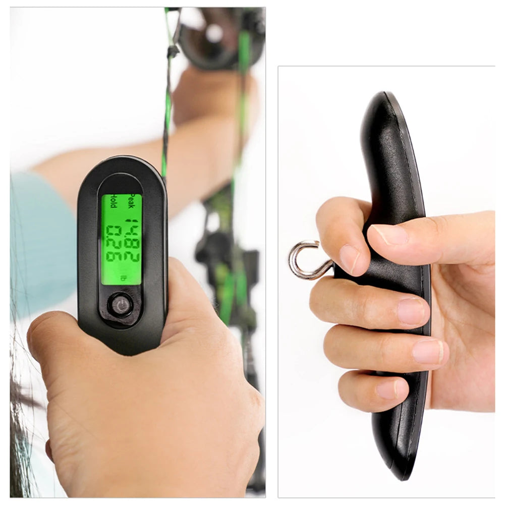 110lbs Electric Digital Bow Scale LED Display Electronic Weighing Device Measuring Test Tool Archery Accressories