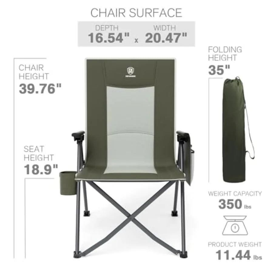 Reclining Camping Chairs for Adult Lightweight Folding Recliner Chair with Adjustable Back 4-Level Lounge Chairs Portable Lawn