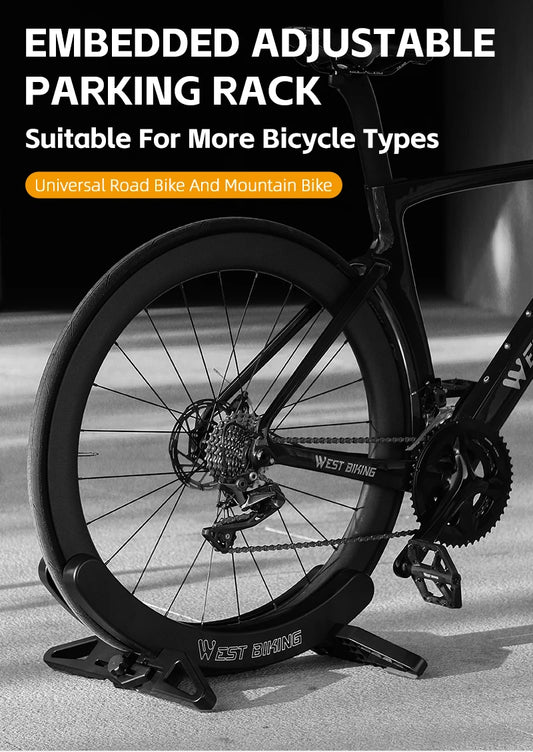 WEST BIKING Bicycle MTB Floor Stand Indoor Bike Parking Racks Adjustable Widely Adaptable For Road Mountain Bike Accessories