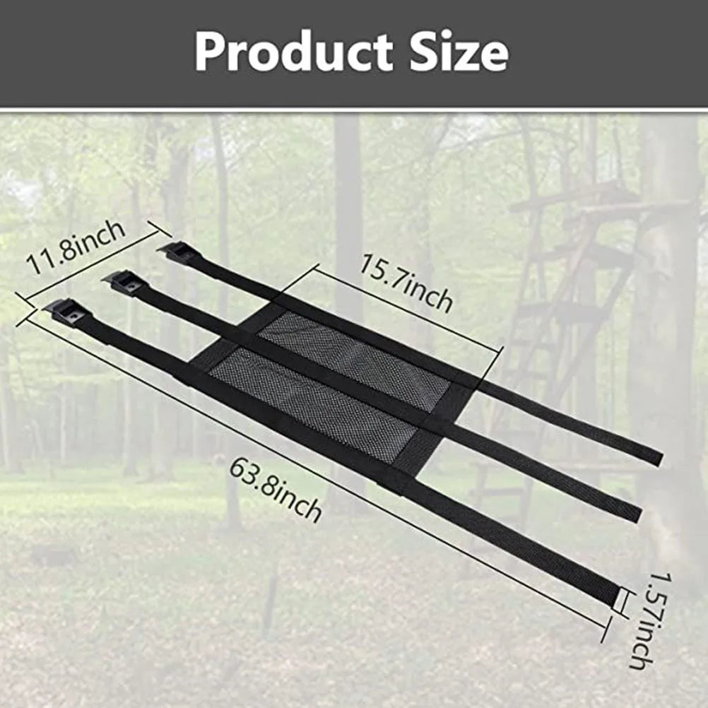 Adjustable Tree Stand Chair Breathable Foldable Durable Outdoor Hunting Climbing Chair Replacement Tree Stand Outdoor Supply