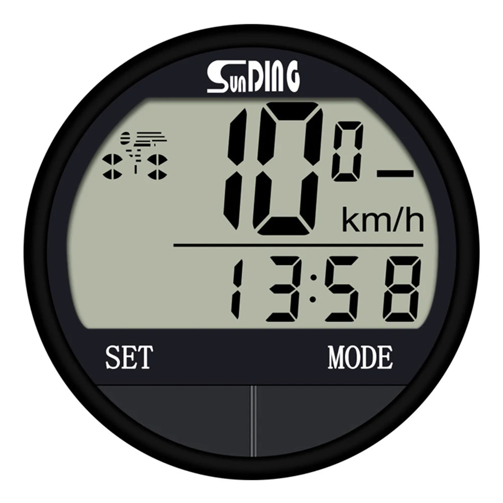 Bike Computer LED Digital Bicycle Speedometer Odometer with Screen Cycling Computer Waterproof for Men Women Teens Bikers Outdoo