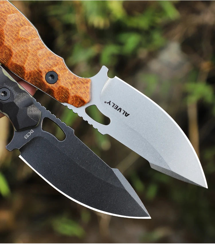 Outdoor Tactical Knife, DC53 Steel Fixed Blade, Men's EDC Knife, Outdoor Camping & Exploration, Fishing & Hunting Knife
