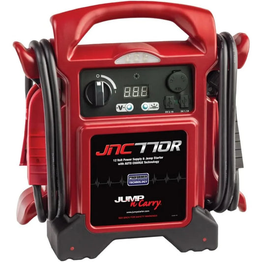 Clore Automotive Jump-N-Carry JNC770R 1700 Peak Amp Premium 12 Volt Jump Starter - Red