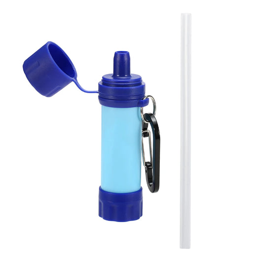 Outdoor Personal Drinking Water Filtering Tools Survival Water Filter with Straw