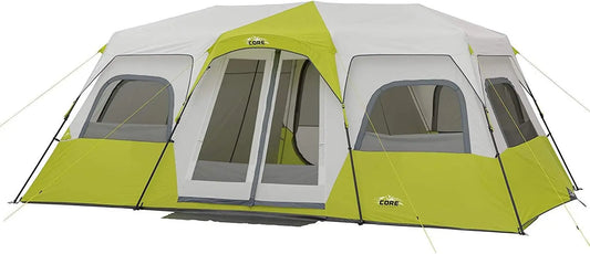 Instant Cabin Tents Person Family Cabin Multi Room Pop Up Tents Car Camping | Included Storage Pockets for Camping Accessories