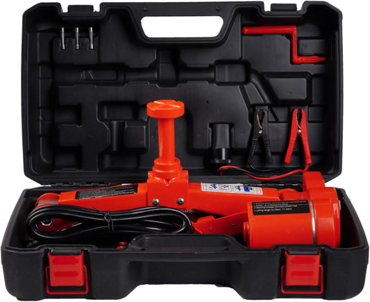 3T Electric Car Jack 12V Automatic Lift Kit for Sedans SUV Road Emergency Tire Change Tool