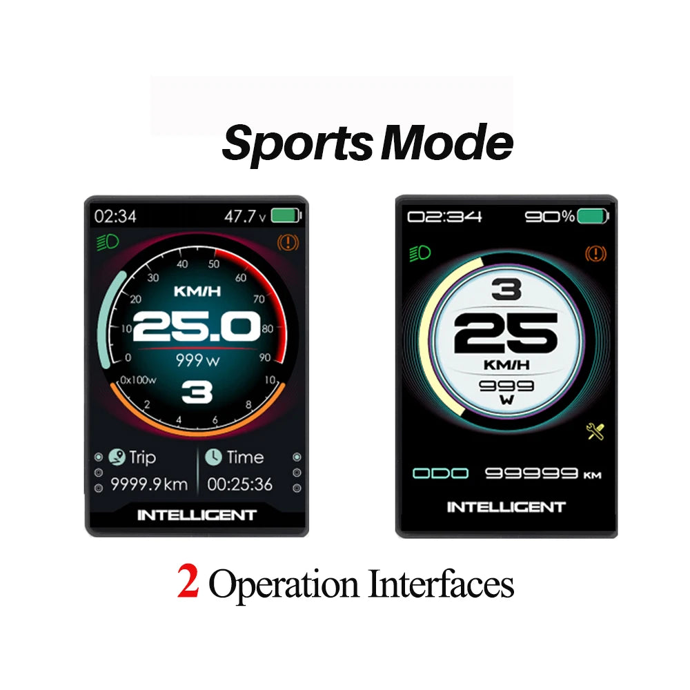 Bafang LCD Color Display Instrument 36V 48V 52V P860C 860C P850C 600C C965 DPC18 BF-UART Protocol Bluetooth 750W Motor E-bike