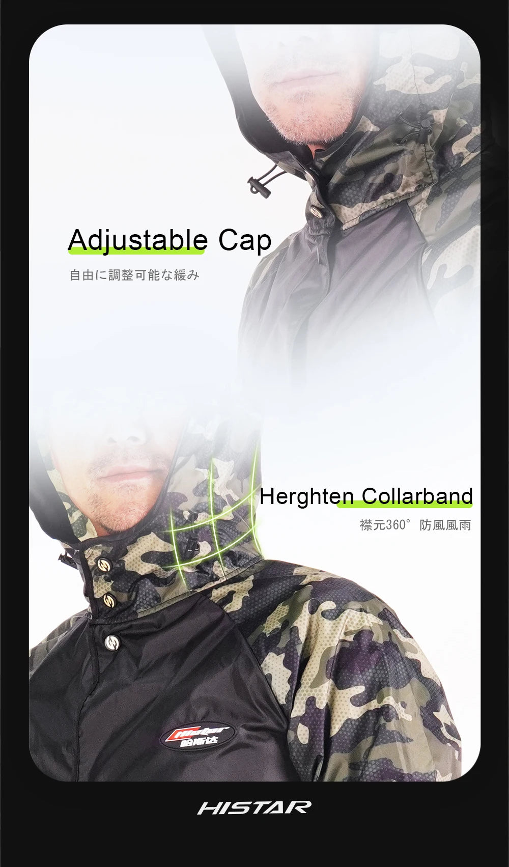 HISTAR Fishing Raincoat Type-Long Waterproof Thin Oxford Cloth Soft TPU Fabric Lightweight Hot Selling Portable Raincoat