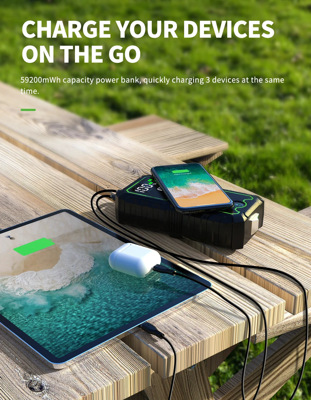 UTRAI Power Bank  4000A Jump Starter Portable Charger Car Booster 12V Auto Starting Device Emergency Car Battery Starter