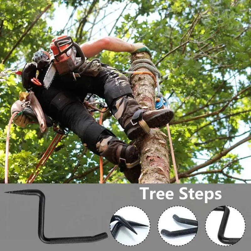 Tree Climbing Spikes 705lbs Climbing Tree Stand Self-Tapping Screw Mount Outdoor Climber Outdoor Tool For Hunting Climbing