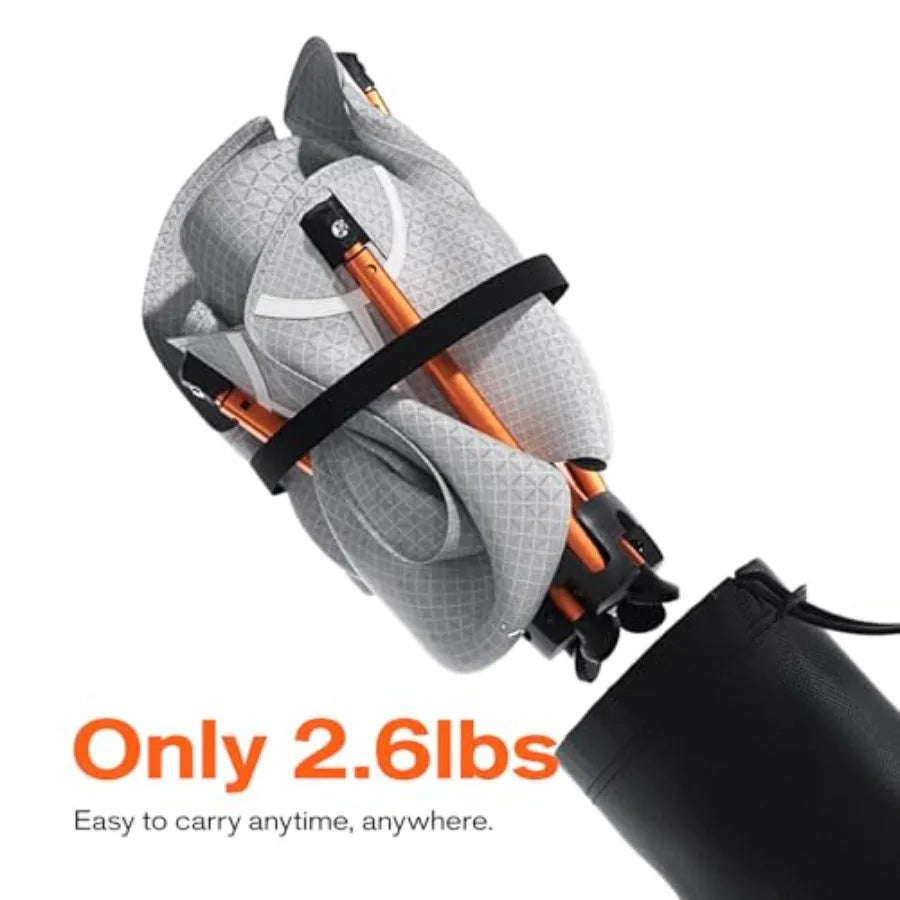 Compact Camping Chair for Adults Lightweight Portable Folding Chair 2.6lb 3 Steps Easy Setup Fold for Outdoor Hiking Fishing Tr
