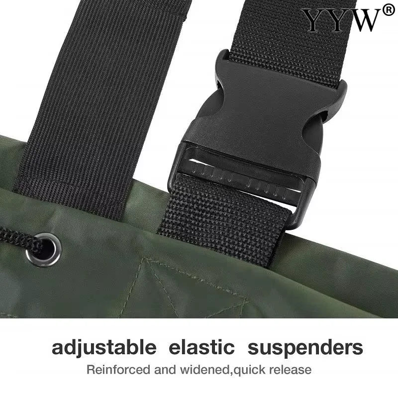 Fishing Waders Pants Durable Waterproof Breathable Chest-Lenght Wader With Boots Overalls Kit for Men Women Outdoor Raft Hunting