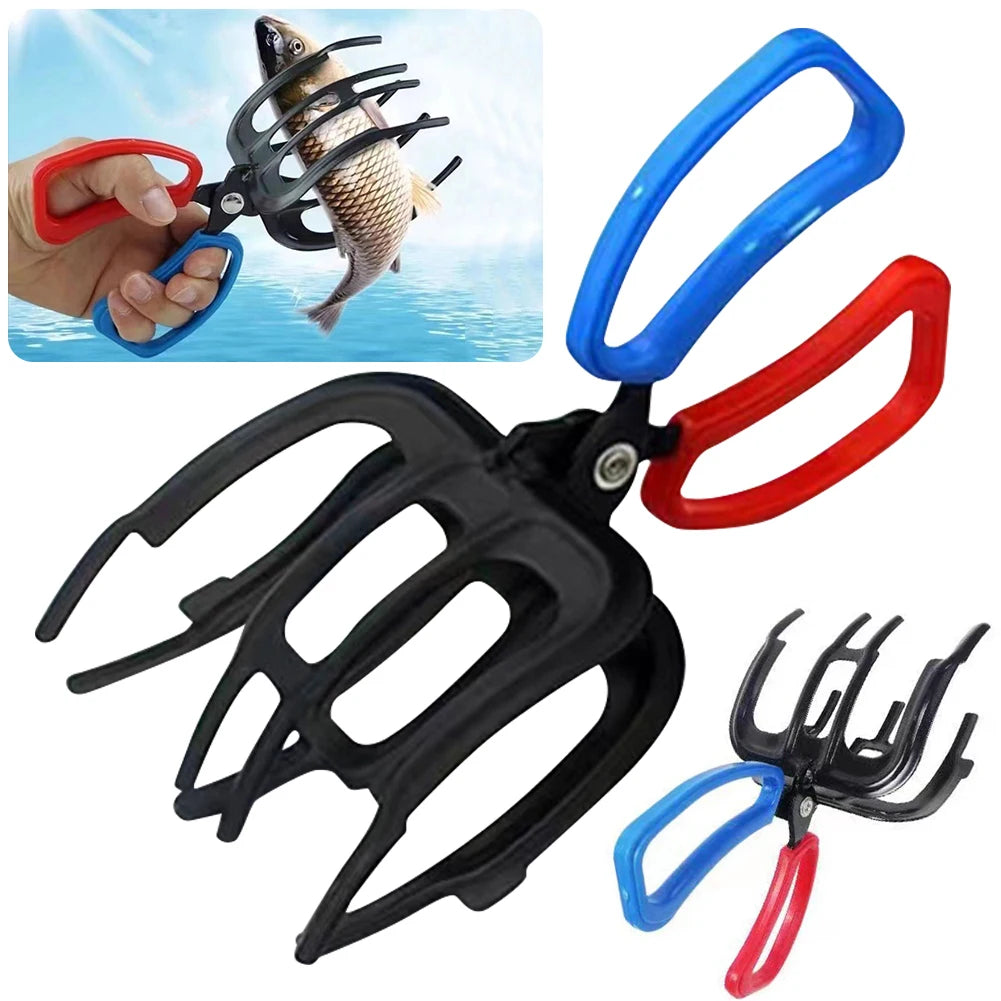 2/3 Claw Angling Fishing Pliers Multifunctional Fish Controller Tongs ABS Fish Pliers Gripper Fishing Tools Tackle