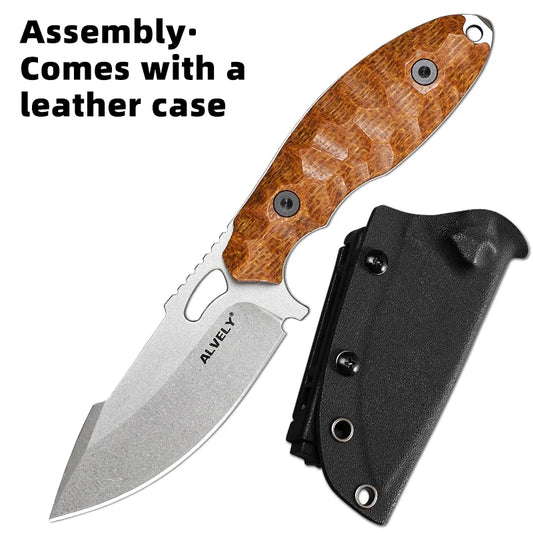 Outdoor Tactical Knife, DC53 Steel Fixed Blade, Men's EDC Knife, Outdoor Camping & Exploration, Fishing & Hunting Knife