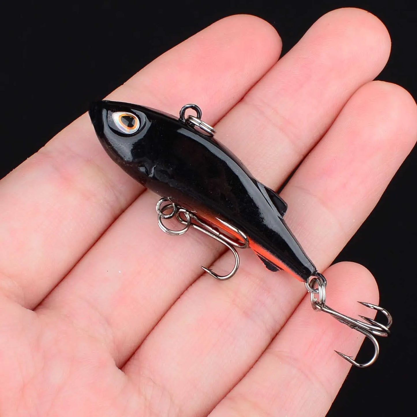 1Pc Mini VIB Fishing Lure Vibration Artificial Baits Winter Ice Fishing Wobblers Bass Crankbait Fishing Tackle