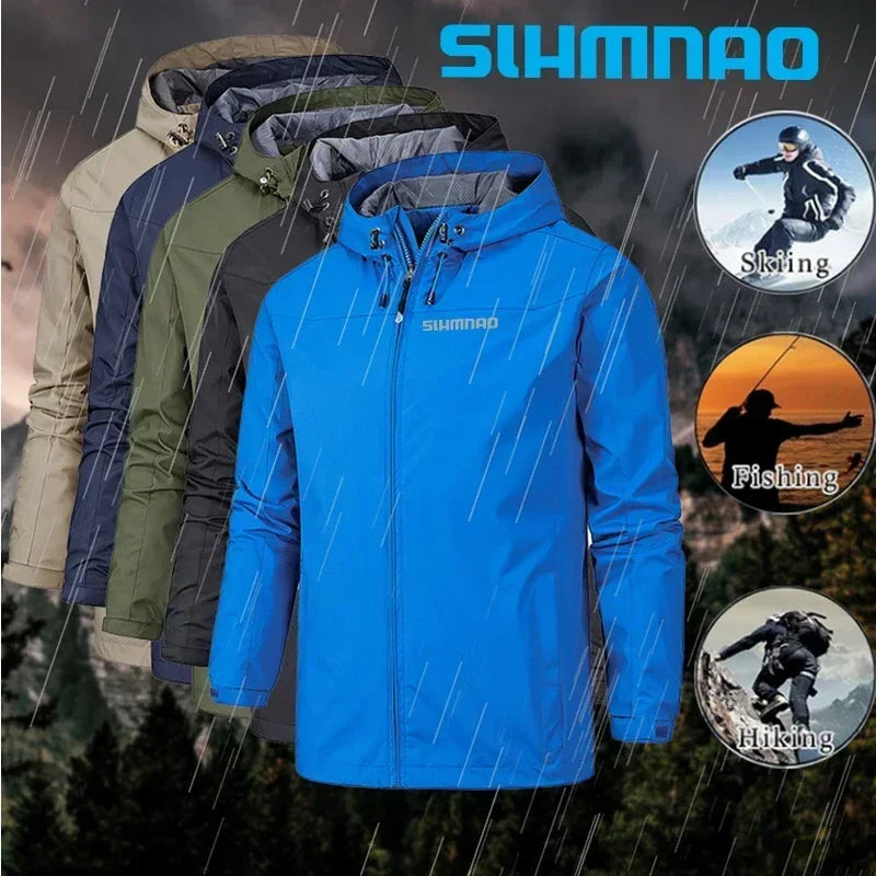 Outdoor Windproof and Sun Protection Fishing Suit, Casual Jacket for Cycling, Hunting, Hiking, and Running in Spring and Autumn