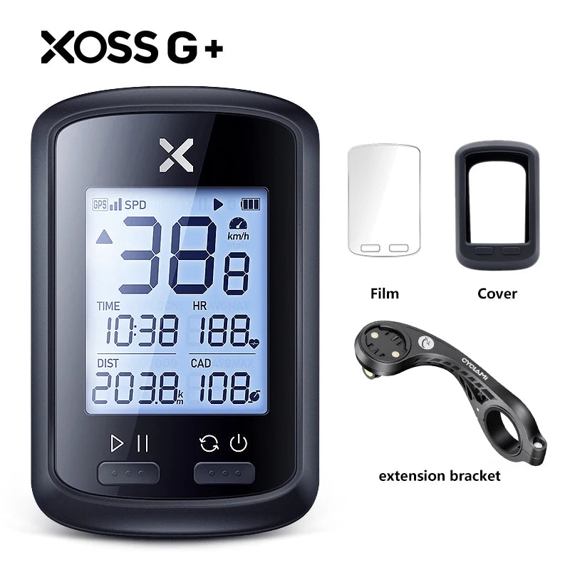 XOSS G plus G bike GPS Bicycle Computer Wireless Speedometer IPX7 Waterproof cycling GPS Cycling Odometer Bicycle speedometer