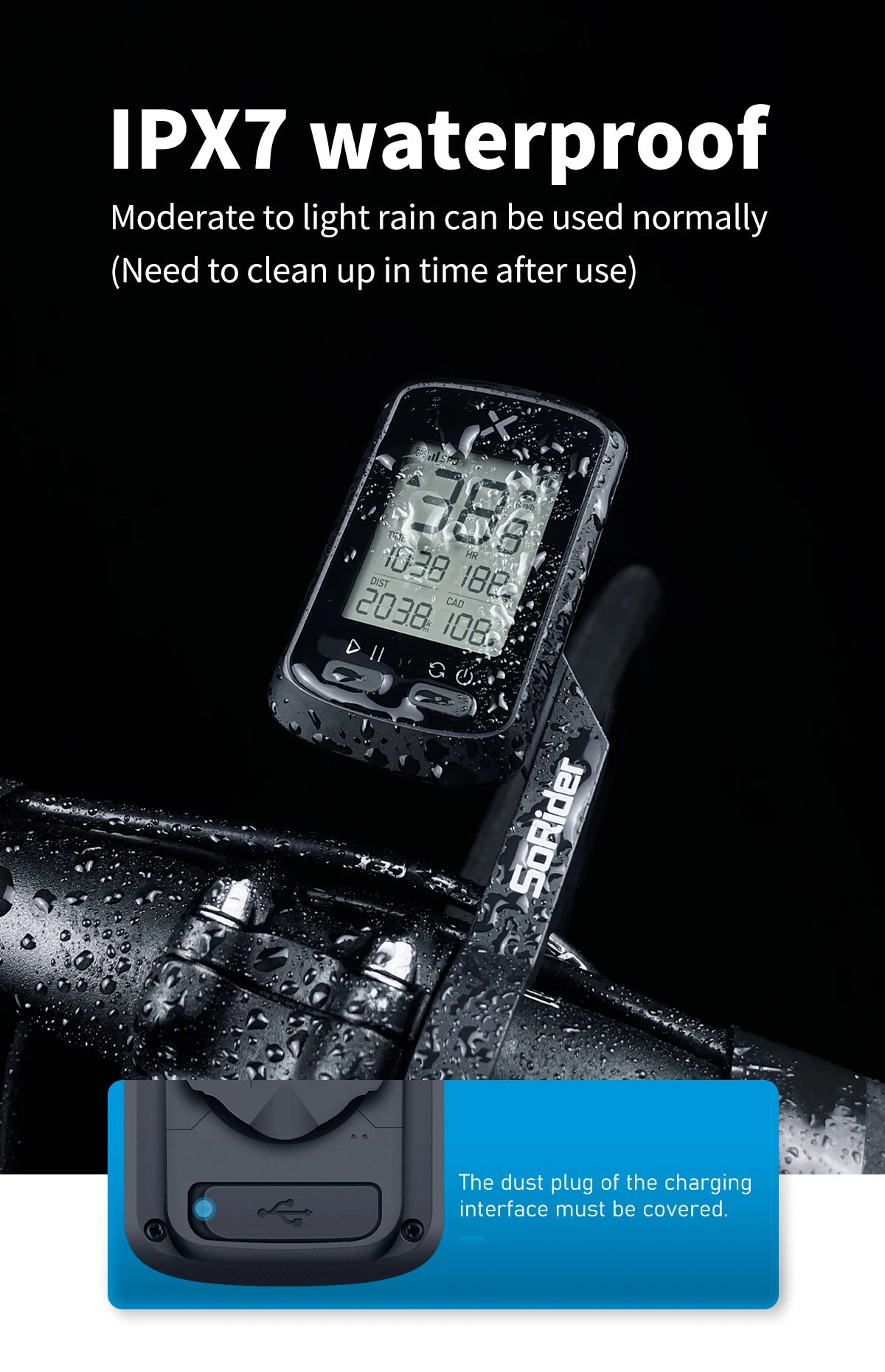 XOSS G plus G bike GPS Bicycle Computer Wireless Speedometer IPX7 Waterproof cycling GPS Cycling Odometer Bicycle speedometer