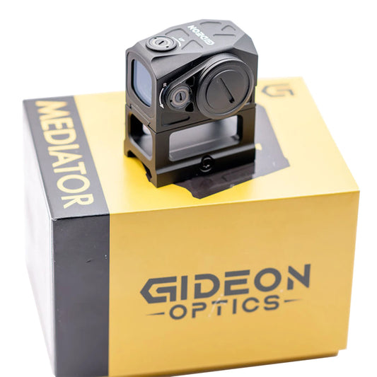Gideon Optics Mediator Red Dot Multi-Reticle Sight 1x16mm Reflex Sight for Hunting Closed Emitter Fit for ACRO & Picatinny Rail