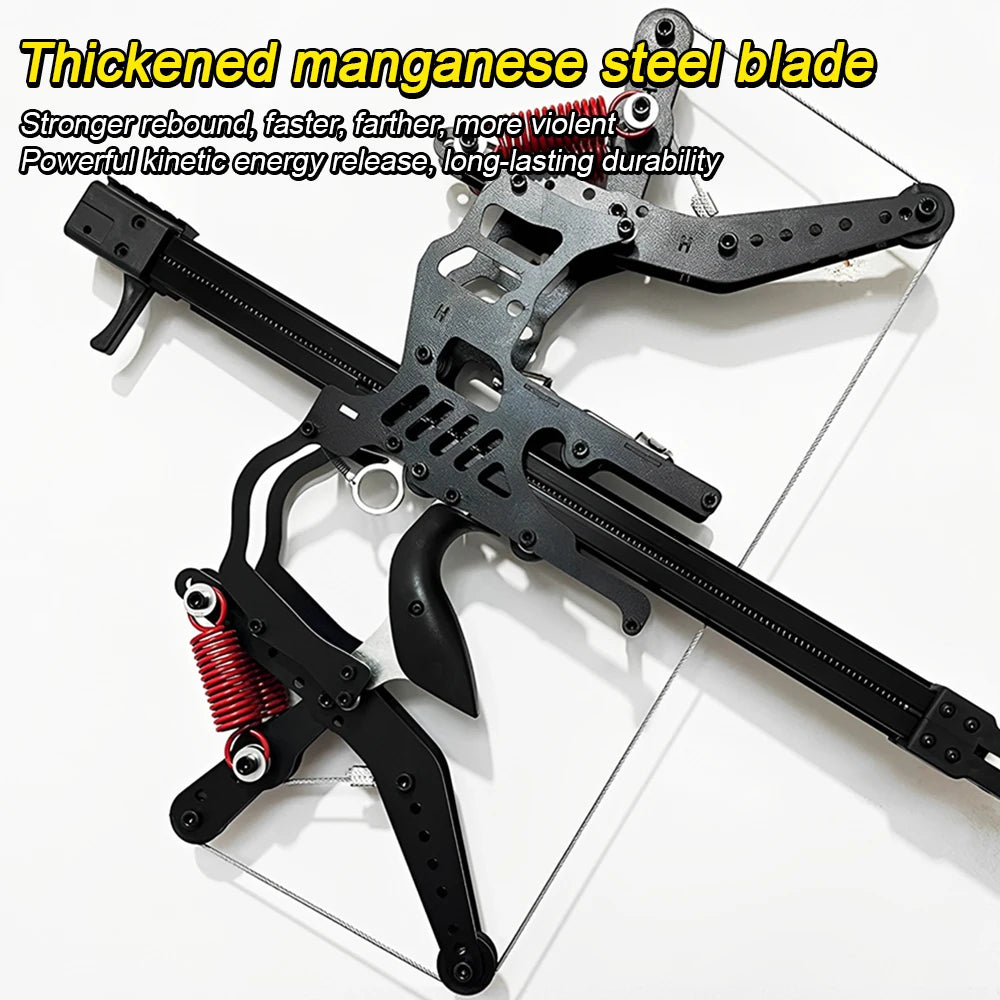 Fire Dragon Dual-Use Compound Bow with Fishing Reel and Sight-Fast Shooting Speed, Ultra-Stable for Hunting, Fishing and Archery