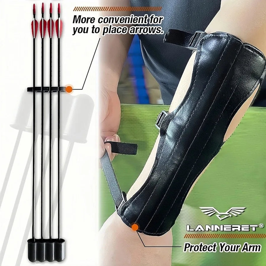 Lanneret Compound Bow and Archery Sets - Right Hand Archery Compound Bows 15-29 lbs Draw Weight Adjustable for Youth and Beginn