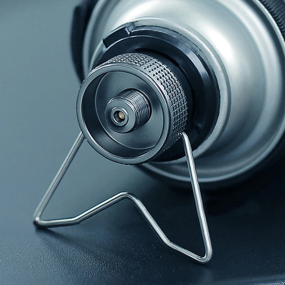 Portable Gas Stove Adapter Aluminum Alloy Camping Gas Converter Lightweight Gas Tank Adapter Compact for Outdoor Cooking