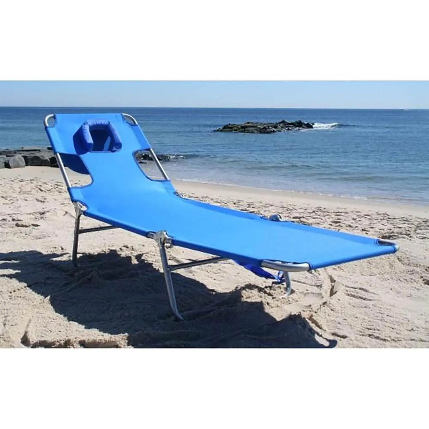 the Original Chaise 72 x 22 Inch Lounge Portable Reclining Lounger, Outdoor Patio, Beach, Lawn, Camping, or Pool, Customized