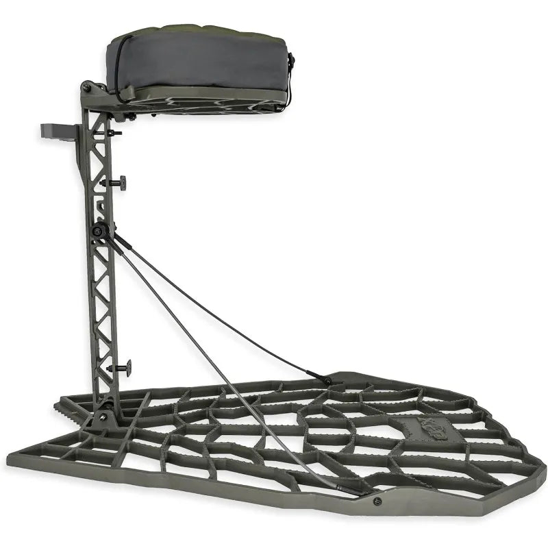 XOP Air Raid Evolution - Cast Aluminum Hang On Tree Stand for Hunting - Deluxe Deer Stand, Platform Dimensions - 21.5" X 31"