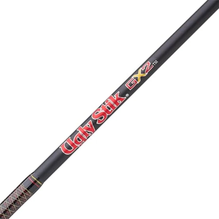 GX2 Casting Fishing Rod for Saltwater Use Graphite Composite Material Black Color High Sensitivity and Fast Action Design