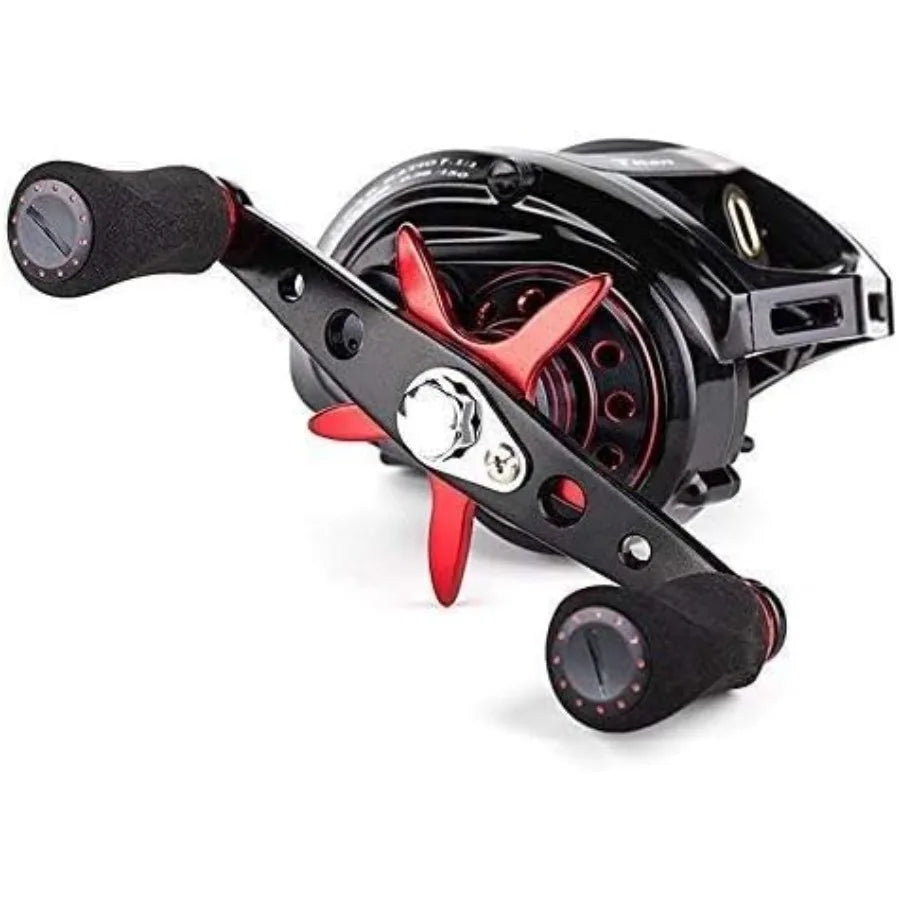 Titan Baitcasting Reel Max Drag 13 Kgs Big Fish Fishing Reel for Saltwater and Freshwater Heavy Duty Fishing Application with H