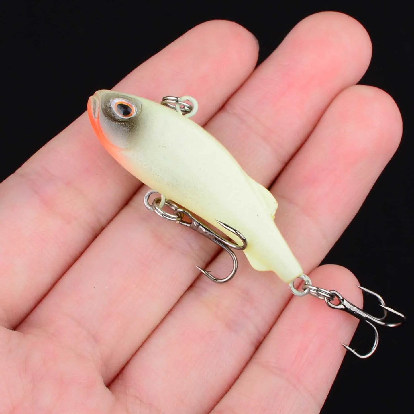 1Pc Mini VIB Fishing Lure Vibration Artificial Baits Winter Ice Fishing Wobblers Bass Crankbait Fishing Tackle