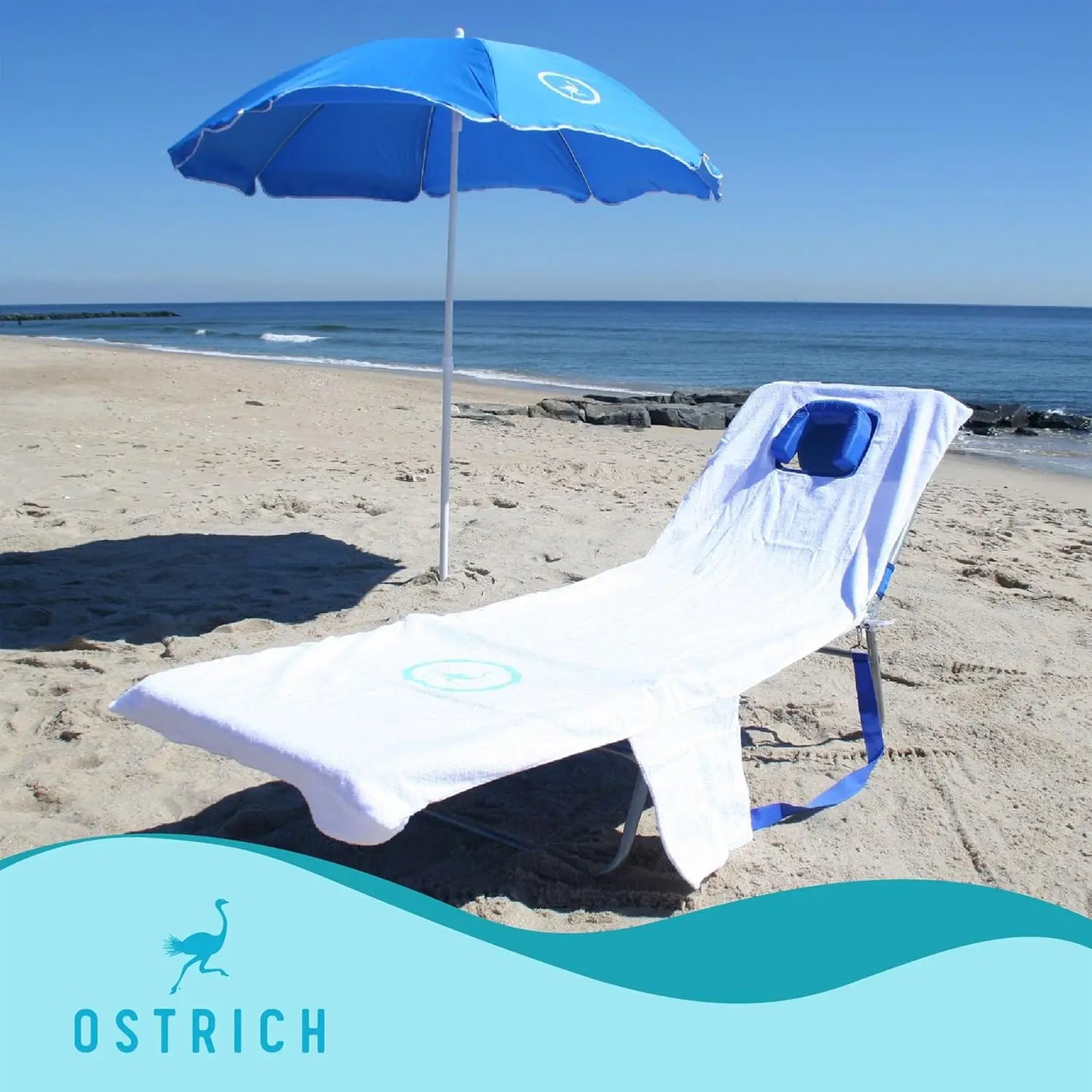 the Original Chaise 72 x 22 Inch Lounge Portable Reclining Lounger, Outdoor Patio, Beach, Lawn, Camping, or Pool, Customized