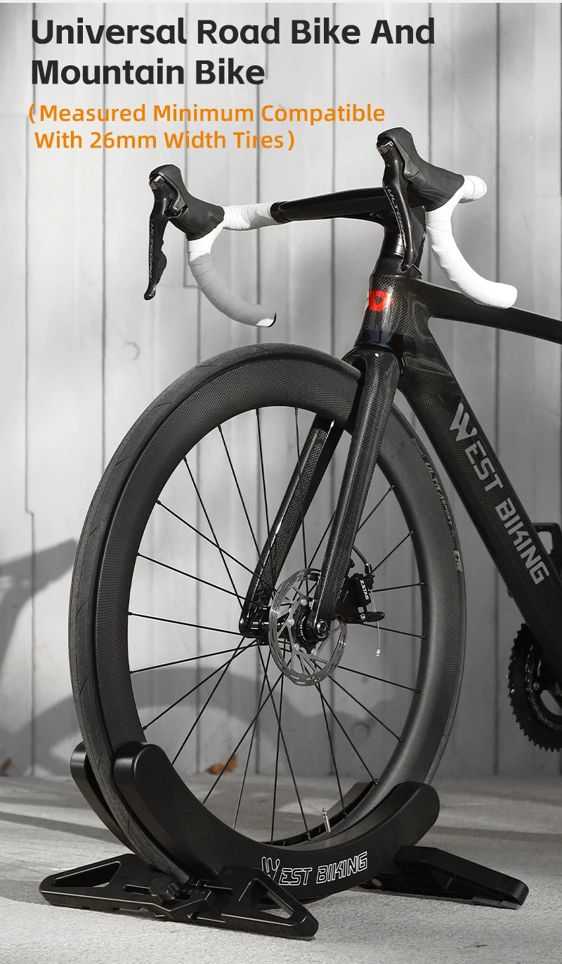 WEST BIKING Bicycle MTB Floor Stand Indoor Bike Parking Racks Adjustable Widely Adaptable For Road Mountain Bike Accessories