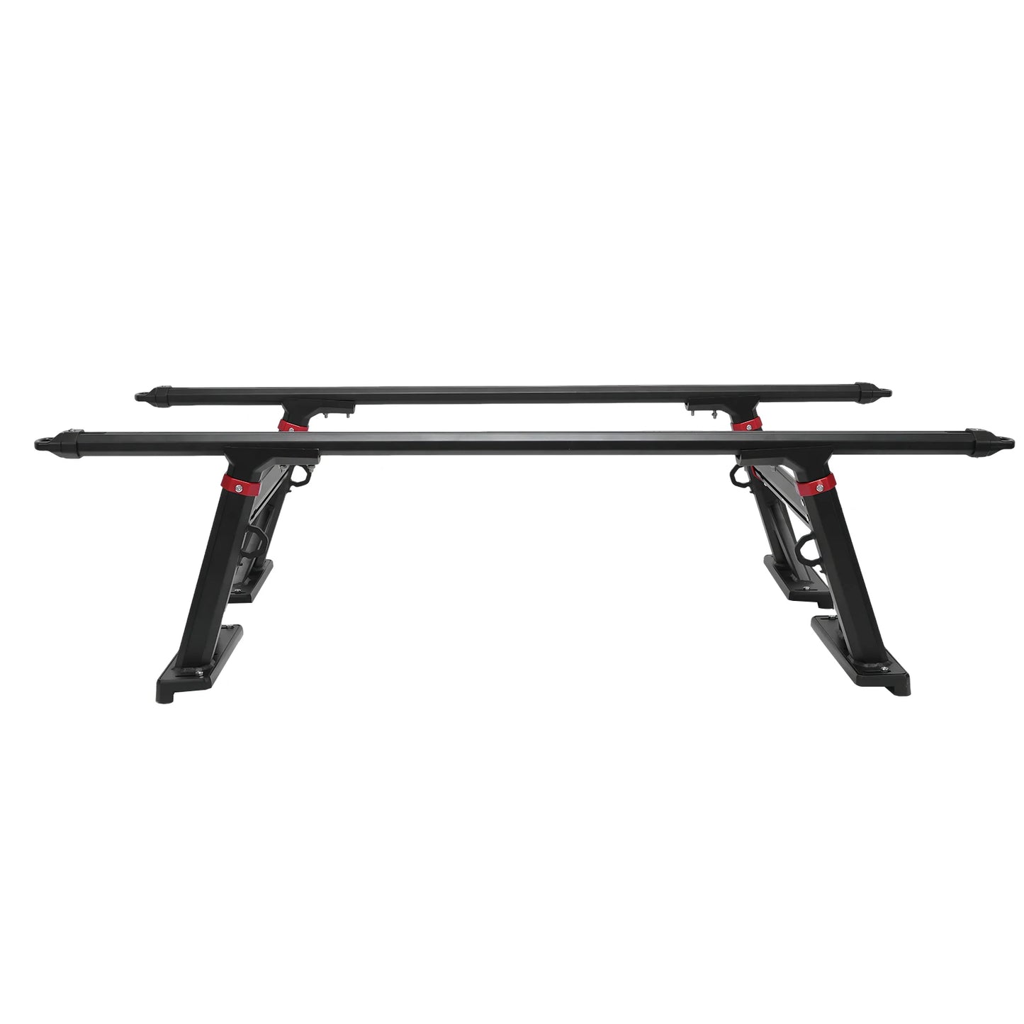 Universal Truck Ladder Rack Crossbar 800 LBS Capacity Aluminum 18-28''High Adjustable for Ford F-Series/Ram/Tacoma/Tundra/Canyon