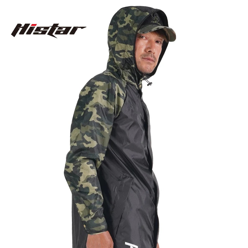 HISTAR Fishing Raincoat Type-Long Waterproof Thin Oxford Cloth Soft TPU Fabric Lightweight Hot Selling Portable Raincoat