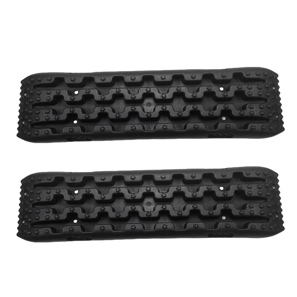 Traction Board Anti-Skid Emergency Traction Mat 2PCS/Set Car Emergency Escape Mat Mud Sand Traction Assistance for Vehicles