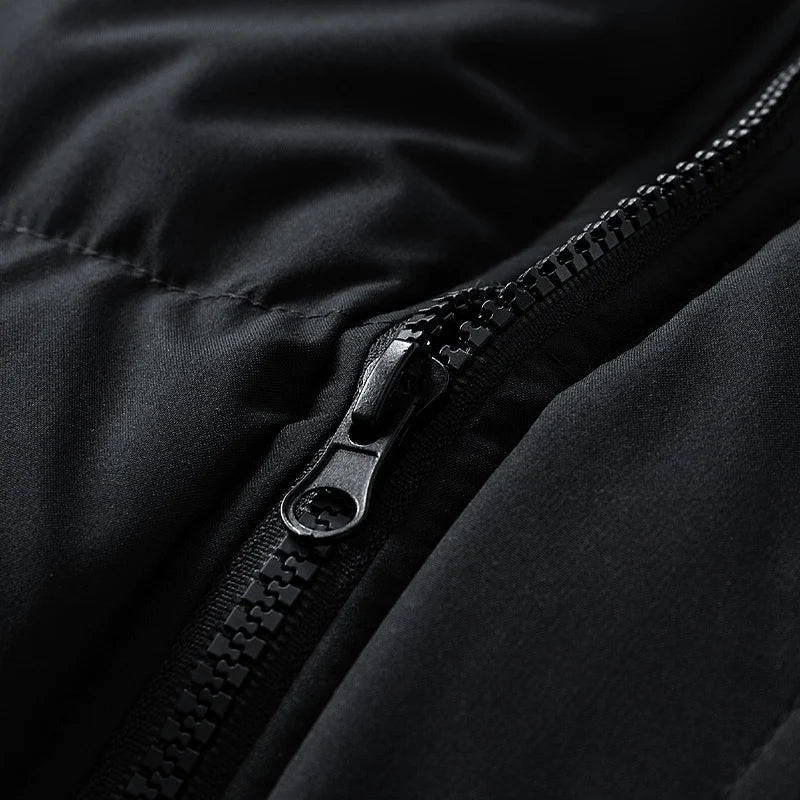 Fishing Vest Stand-up Collar Outdoor Vest Men's Down Cotton Vest Men's Autumn and Winter Thickened Coat Waistcoat Warm Vest Coat