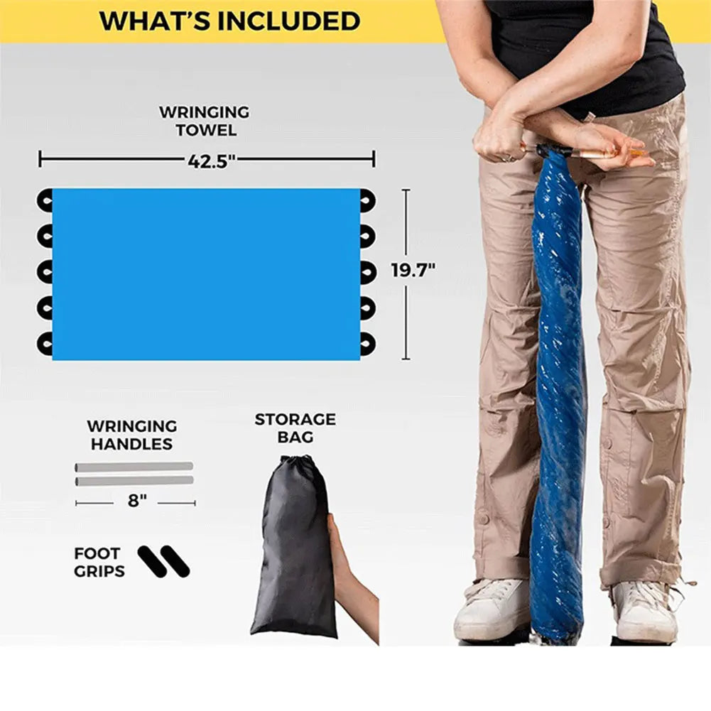 Clothes Wringer Manual Hand Crank Clothes Wringing Device Towel Wringer for Camping Hotel and Travel