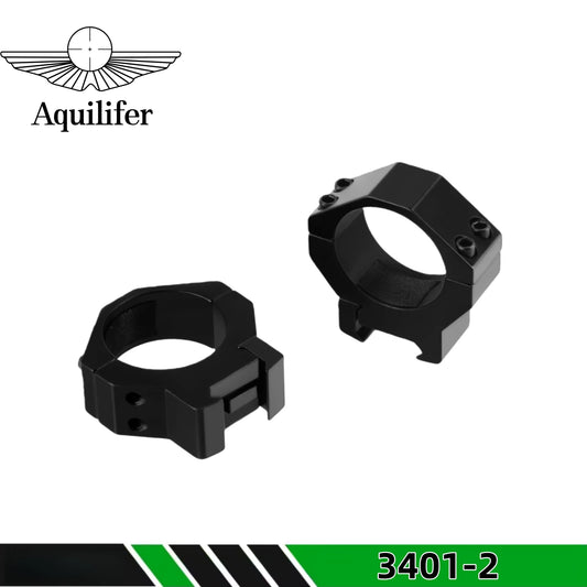 Aquilifer 34mm Scope Mount Picatinny Rail CNC Aluminum Hunting Accessories Optics Sight Mounting Ring