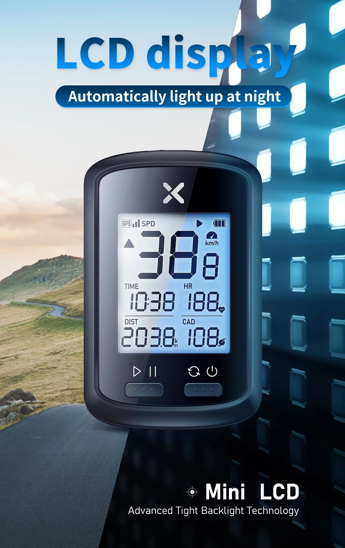 XOSS G plus G bike GPS Bicycle Computer Wireless Speedometer IPX7 Waterproof cycling GPS Cycling Odometer Bicycle speedometer