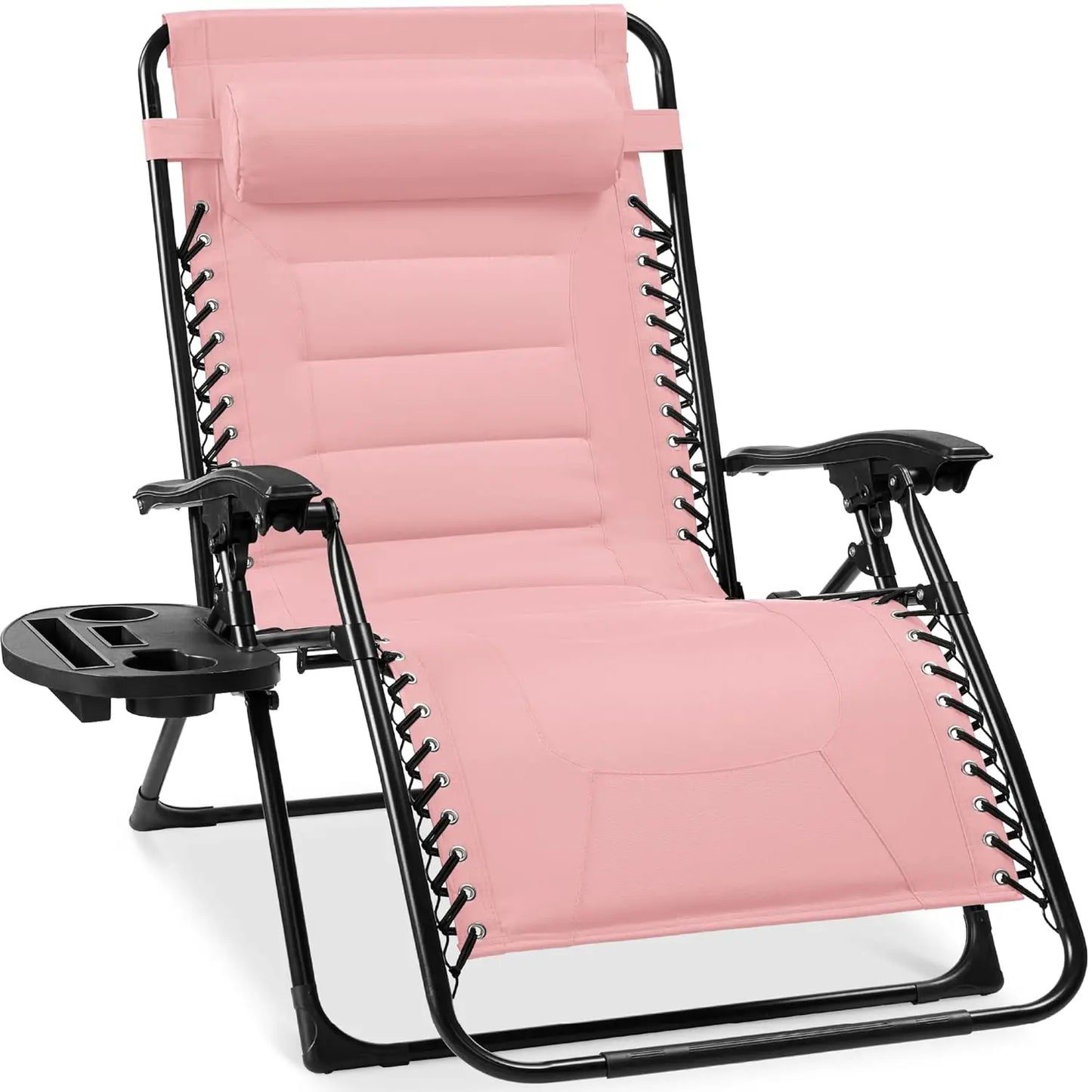 Oversized Padded Zero Gravity Chair, Folding Outdoor Patio Recliner, XL Anti Gravity Lounger for Backyard, Customized