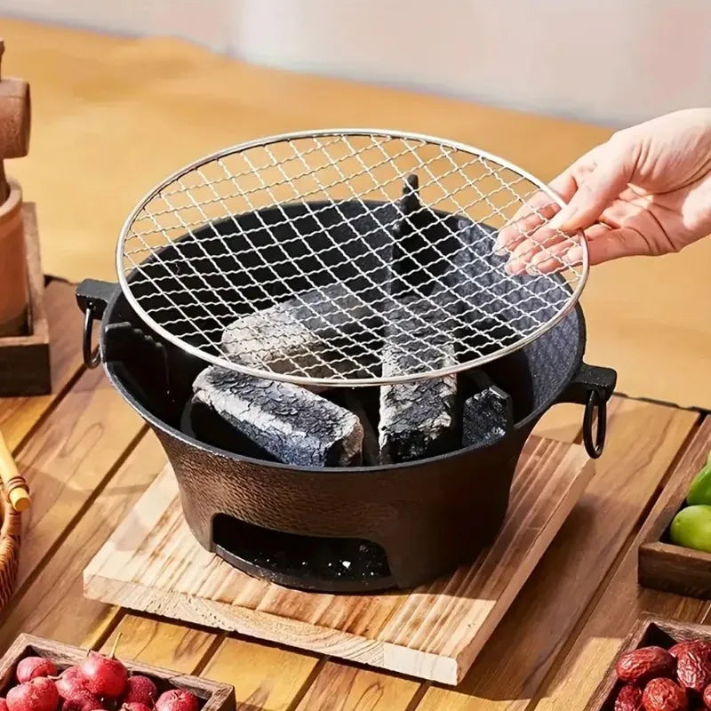 Cast iron oven, fireplace, charcoal and alcohol stove, Korean Japanese style barbecue, family garden, outdoor camping restaurant