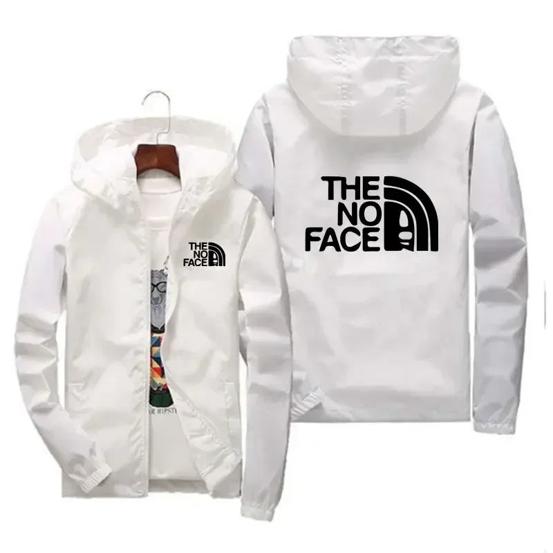 Spring and autumn men's and women's casual jacket new outdoor fishing windproof waterproof men's large size hooded coat