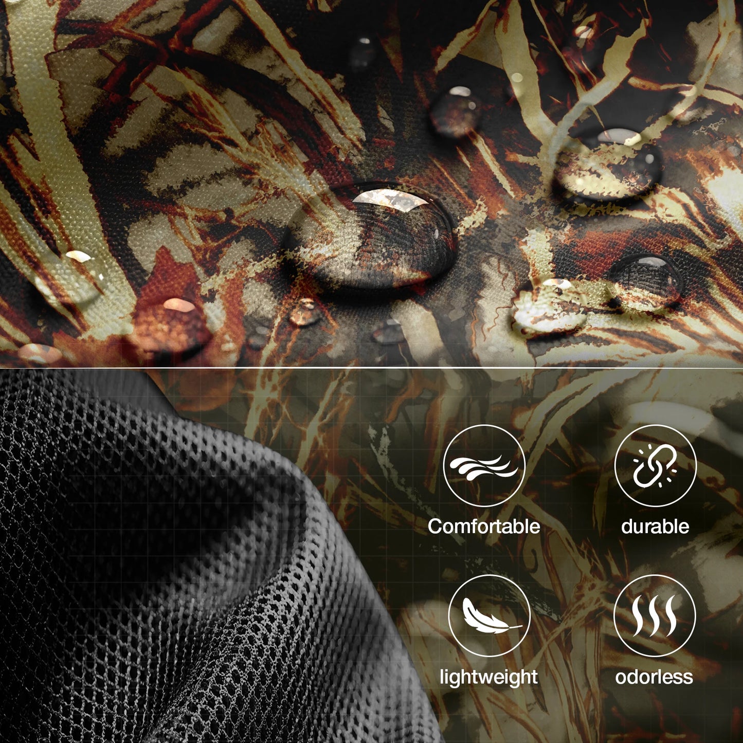 Camouflage Dead Leaf Pattern Adult Waders Breathable Lightweight Fishing Hunting Waders for Men Women Outdoor Activities