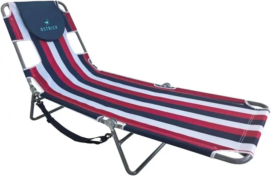 the Original Chaise 72 x 22 Inch Lounge Portable Reclining Lounger, Outdoor Patio, Beach, Lawn, Camping, or Pool, Customized