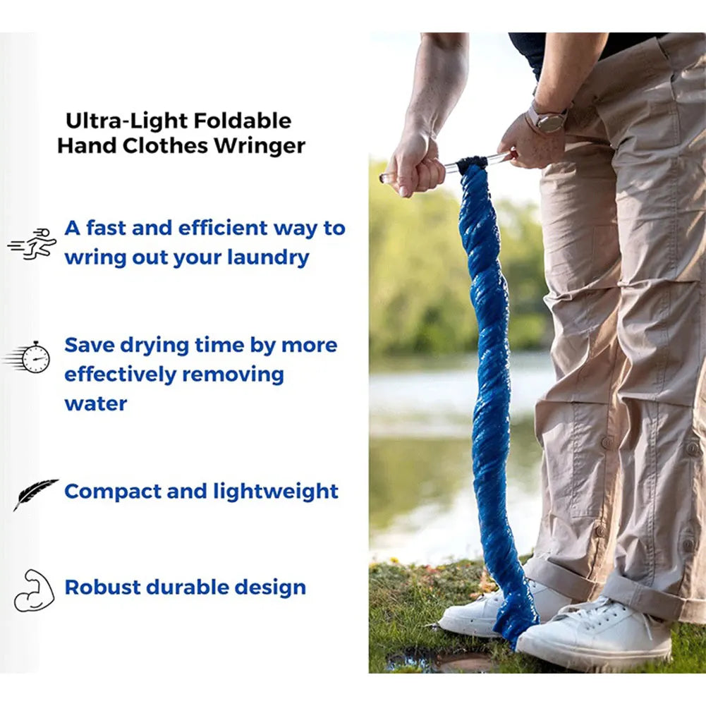 Clothes Wringer Manual Hand Crank Clothes Wringing Device Towel Wringer for Camping Hotel and Travel