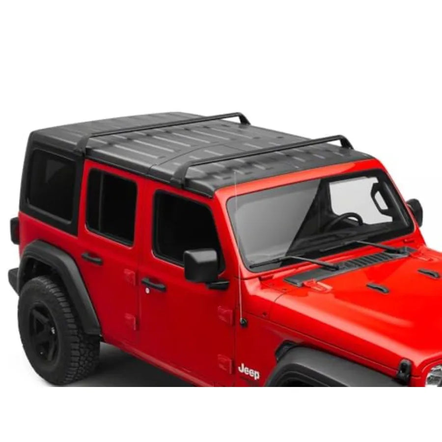Universal Roof Rack Cross Bars for Jeep Wrangler JK JL Gladiator JT 20072025 4Door Hard Top Compatible with Kayak Watercraft Ca